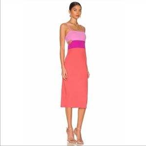 REVOLVE - Strap Colorblock Midi Dress by
Susana Monaco- NWOT